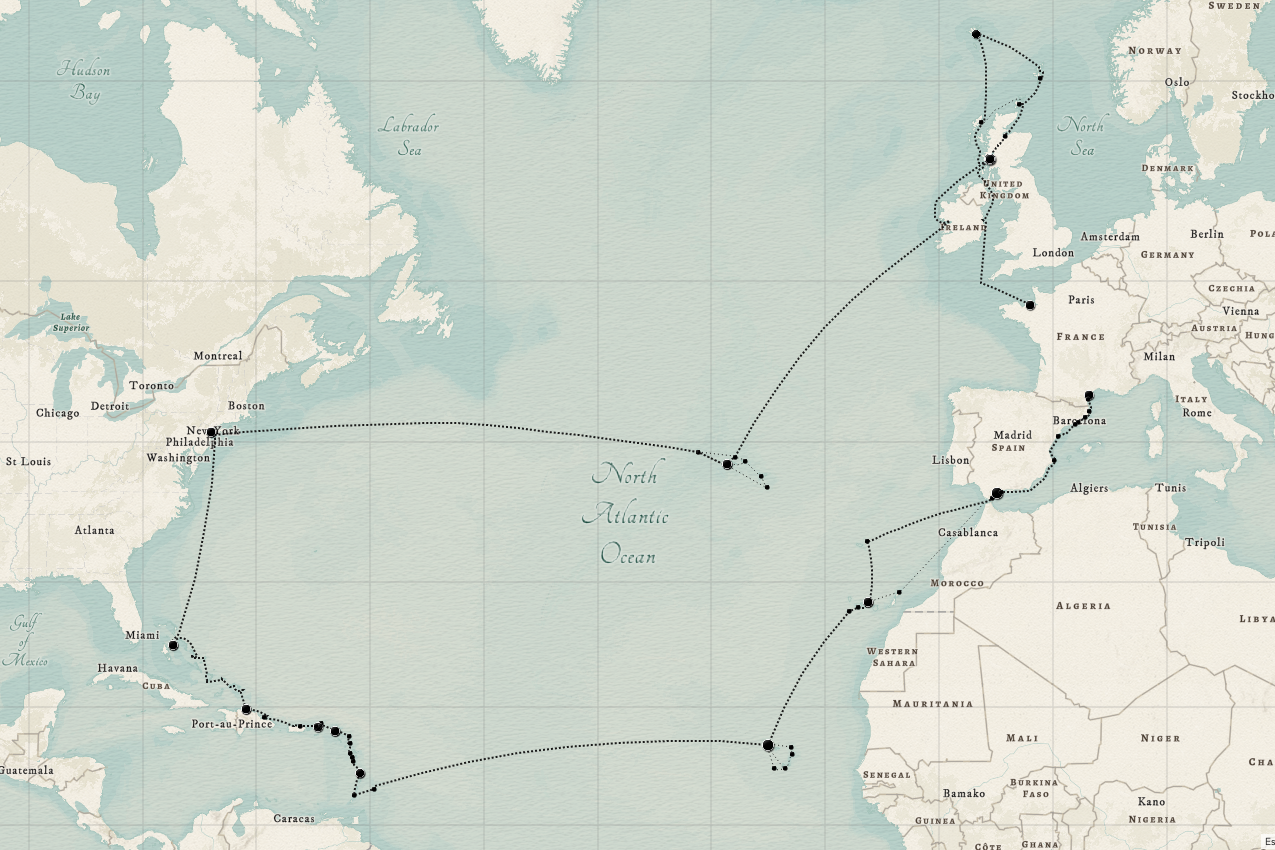 Stages voile - Tour de l'Atlantique